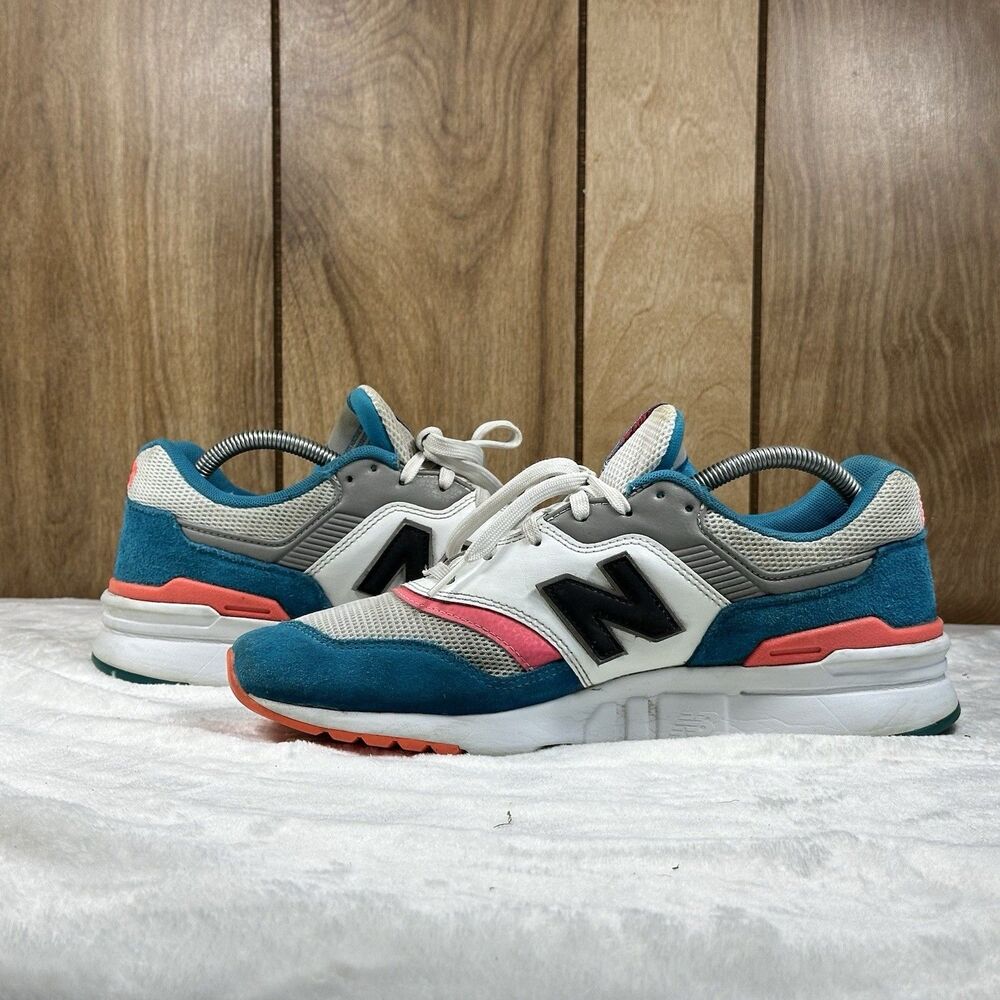 New Balance 997H CM997HCS Men’s Size 9 Teal Pink White Lifestyle Sneakers